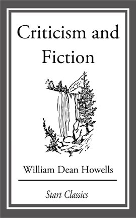 Cover image for Criticism and Fiction