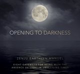 OPENING TO DARKNESS : eight gateways for being with the absence of light in unsettling times cover image