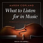 What to listen for in music cover image