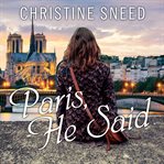 Paris, he said a novel cover image