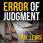 Error of judgment cover image