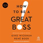 How to be a great boss cover image