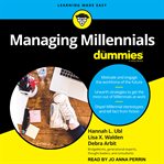 Managing millennials for dummies cover image