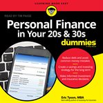 Personal finance in your 20s and 30s for dummies cover image