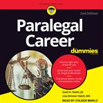 Paralegal career for dummies : 2nd edition cover image