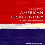 American legal history : a very short introduction cover image