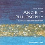 Ancient philosophy : a very short introduction cover image