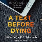 A text before dying cover image