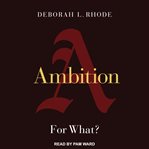 Ambition : for what cover image