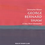 George bernard shaw : a very short introduction cover image