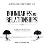 Boundaries and relationships : knowing, protecting, and enjoying the self cover image