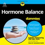Hormone Balance for Dummies cover image