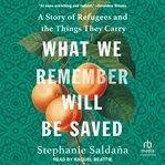 What We Remember Will Be Saved cover image