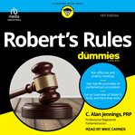 Robert's rules for dummies cover image