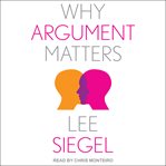 Why argument matters cover image