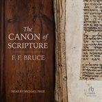 The canon of scripture cover image