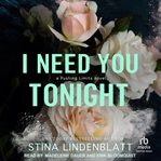 I Need You Tonight cover image