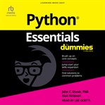 Python Essentials for Dummies cover image