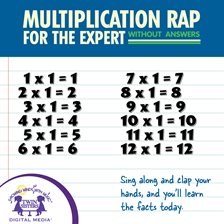 Cover image for Multiplication Rap For The Expert Without Answers
