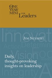 The one year mini for leaders cover image