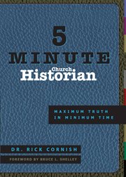 5 minute church historian maximum truth in minimum time cover image
