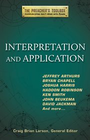 Interpretation and application cover image