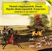 Haydn: string quartet in c, op. 76 no. 3, "emperor" / mozart: string quartet in b, kv 458, "the hunt cover image