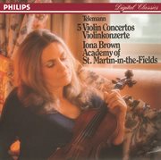 Telemann: five violin concertos cover image