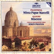 Palestrina: missa papae marcelli / allegri: miserere cover image