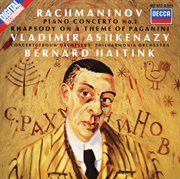Rachmaninov: piano concerto no.1; rhapsody on a theme of paganini cover image
