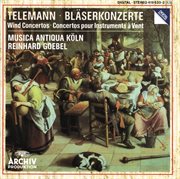 Telemann: wind concertos cover image