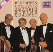 Beethoven: string quartets - "rasoumovsky" & "harp" cover image