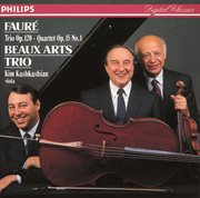 Faure: piano quartet/piano trio cover image