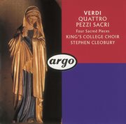 Verdi: four sacred pieces; pater noster cover image