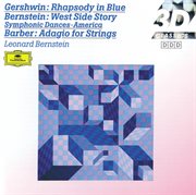 Gershwin: rhapsody in blue / barber: adagio for strings; overture / bernstein: on the town cover image