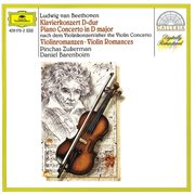 Beethoven: piano concerto after the violin concerto; violin romances cover image