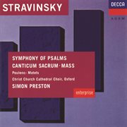 Stravinsky: symphony of psalms; mass / poulenc: easter motets cover image