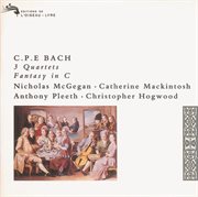 Bach, c.p.e.: 3 quartets; fantasy in c cover image