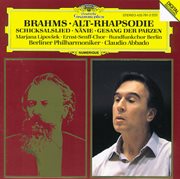 Brahms: alto rhapsody; song of destiny; nanie; song of the fates cover image