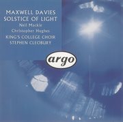 Maxwell davies: solstice of light cover image
