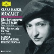 Mozart: piano concertos nos.13 & 20; piano sonata k.280 cover image
