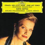 Strauss, r.: vier letzte lieder; orchesterlieder cover image