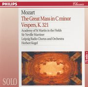 Mozart: the great mass in c minor; vesper k.321 cover image