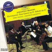 Brahms: quartet no.1 in g minor, op.25; 4 ballades, op. 10 cover image