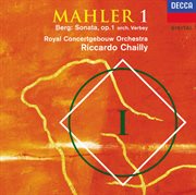 Mahler: symphony no.1 / berg: sonata, op.1 (orch verbey) cover image
