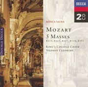 Mozart: five masses cover image