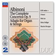 Albinoni: the complete concertos/adagio for organ & strings cover image