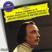 Brahms: 4 ballades / schubert: sonata d537 / beethoven: sonata no.4 cover image