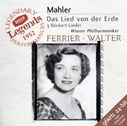 Mahler: das lied von der erde; 3 ruckert lieder cover image