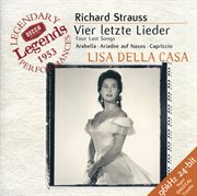 Strauss, r.: vier letzte lieder cover image